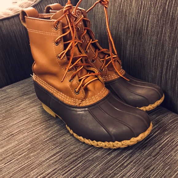 LL BEAN VINTAGE DUCK BOOTS - Picture 1 of 9